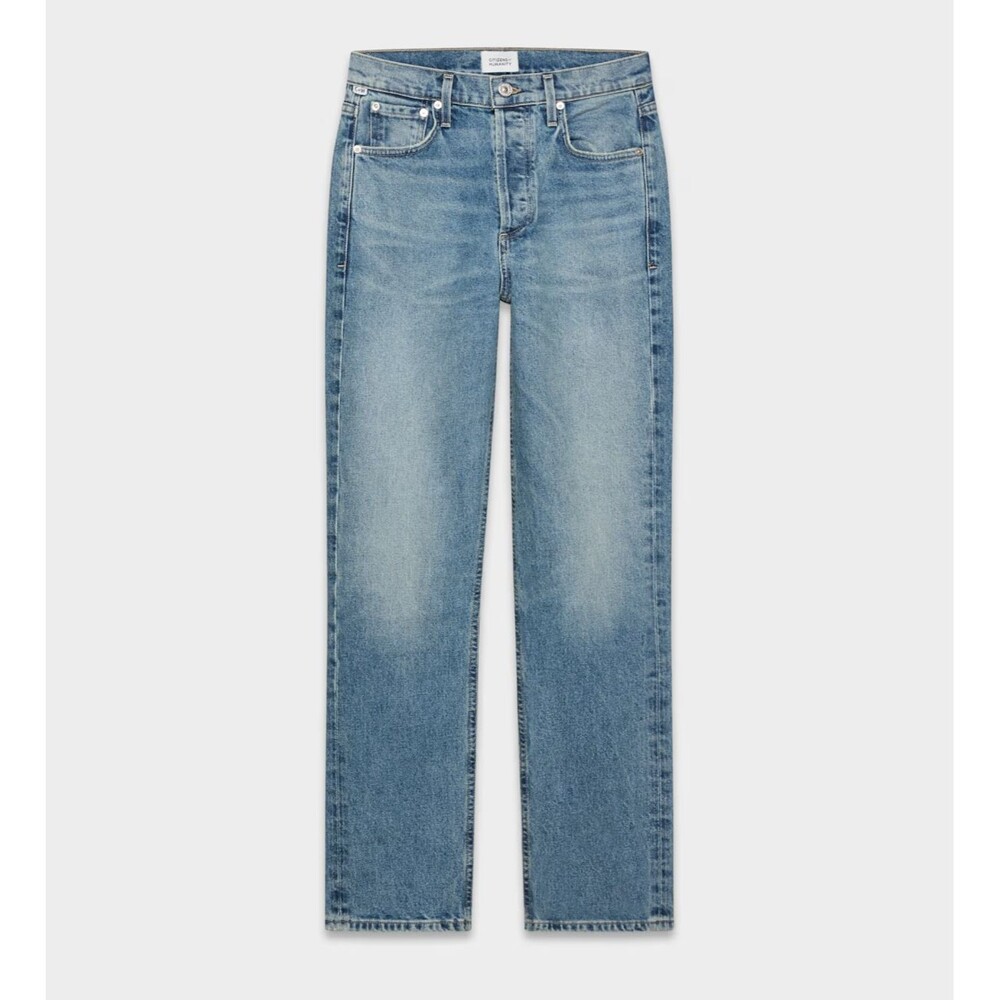 Citizens of Humanity Blaine Jeans Womens 26 Blue Lyon Straight High Rise NEW